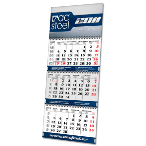 Kalendář L2 s potiskem (tříměsíční)
