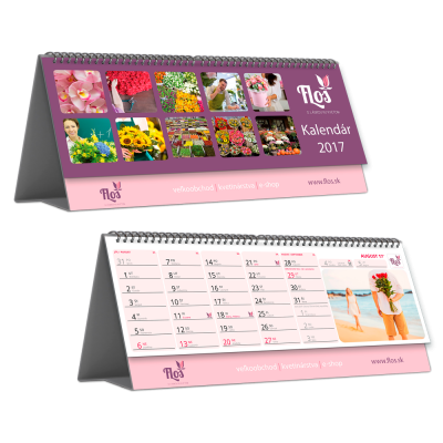 Kalendář STV3B měsíční (výroba z dat klienta)