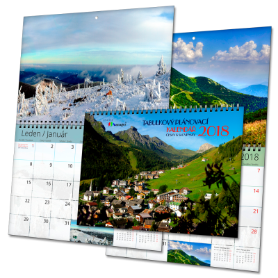 Kalendář ZTN měsíční (výroba z dat klienta)